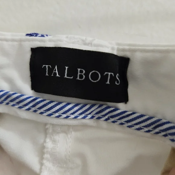 Talbots Pineapple Print Relaxed Chinos - Picture 5 of 10